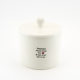 Small Jar - Ceramic Lid - White Gloss - Teachers teach