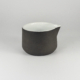 Kiki Milk Jug - Black Clay White Glaze