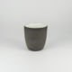 Diana Espresso Mug - Black Clay White Glaze