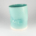 Cylinder Squashed Vase - Turquoise Gloss