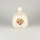 Heart Sugar Pot - Floral Heart Design Red