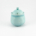 Baroque Sugar Pot - Turquoise Gloss