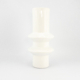 Gear Vase A White Gloss