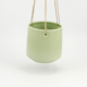 Small Ceramic Hanging Pot - Mint Gloss