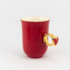 Mug G - 24 Carat Gold Ring - Valentine Red