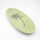 Loaf Platter Mint Gloss - Protea Drawing