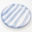 Wonky Dinner Plate - Blue