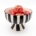 Apple Serving Bowl Tall - Red apples - black stripes