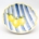Pasta Bowl Large - Blue w Lemon