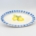 Oval Platter Large - Blue w Lemon