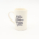 Mug D White Gloss - "When it rains..."