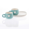 Cup and Saucer Snack Viva Glam Turquoise