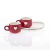 Cup and Saucer Snack Viva Glam Red